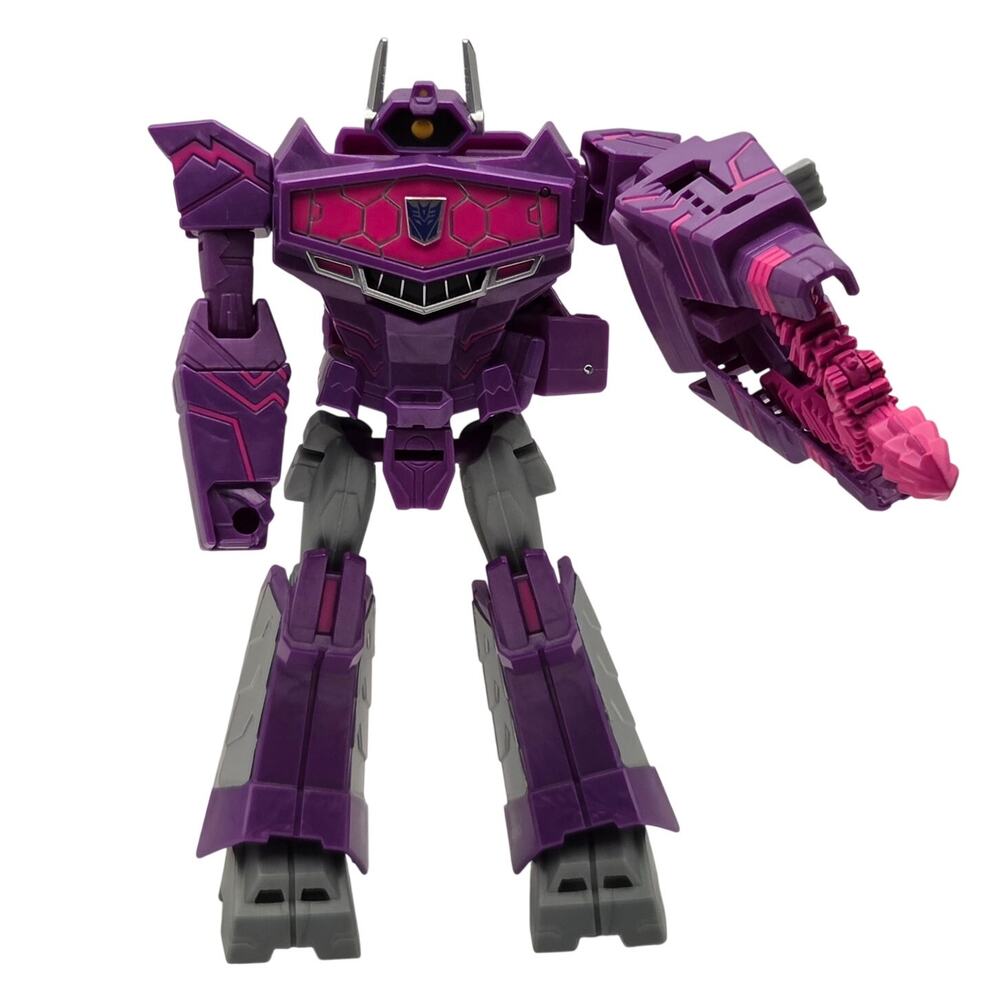 Hasbro Transformers 8" Shockwave Cyberverse Ultra Class Action Figure Loose 2018